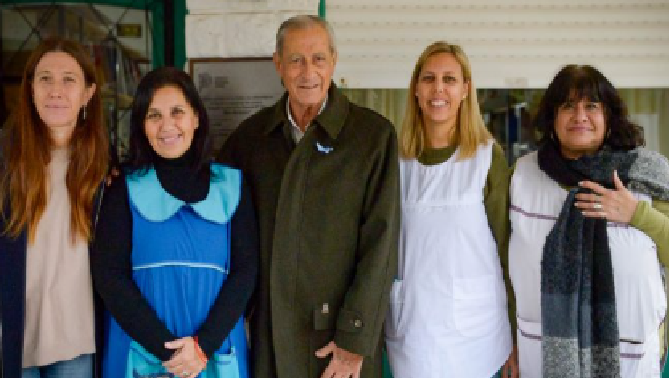 Juan de Jesús visitó la Escuela Especial N°503 de Santa Teresita