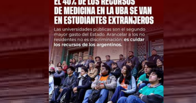 Los argentinos pobres financian la universidad de quienes se burlan del país