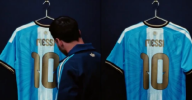 Lionel Messi mostró la camiseta que usará en su partido despedida de la Selección Argentina