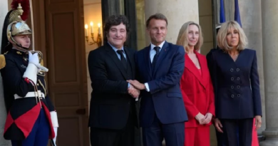 Macron recibió a Milei en el Palacio del Elíseo